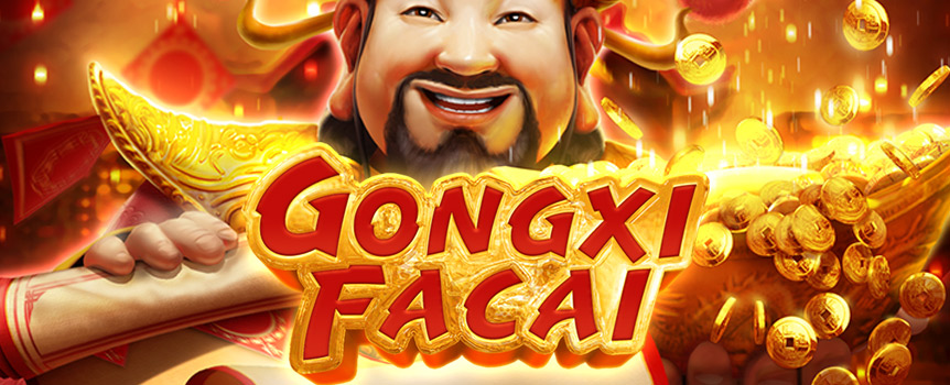 Play the Gongxi Facai  pokie at Joe Fortune casino.


