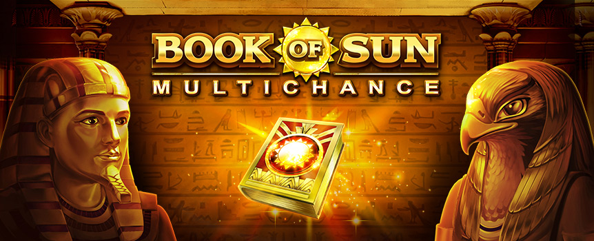 Free Spins, Expanding Wilds and Prizes up to 10,000x your stake can be won in this exhilarating pokie sequel. Play Book of Sun: Multi-Chance today!