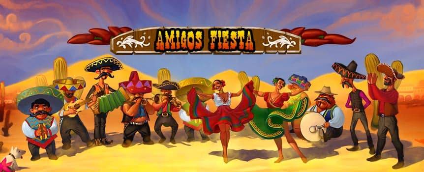Hola muchachos! Call your Amigos to join our Fiesta. In this wacky game you simply can't lose! Every set-back will make your next win even bigger, you couldn't ask for more! If you can handle the Jolokia pepper you will win 20 TIMES MORE, it's completely Loca!